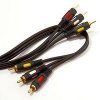 Шнур 3 RCA штекер - 3 RCA штекер (1,2 м, АРН-124с)