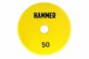 Круг алмазный шлифовальный гибкий Hammer Flex 206-211 125мм P50 (АГШК/черепашка)
