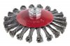 Кордщетка Hammer Flex 207-113 125 мм M14 радиальная витая жесткая, усиленная кольцом, для УШМ